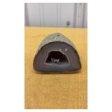 Vintage Agate Geode Slice Cavity Display with