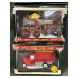 Set of holiday Town Square Collection Coca Cola