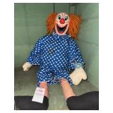 Vintage Mattel Bozo the Clown talking doll