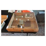 19x19 Wooden Showcase NO CONTENTS INCLUDED