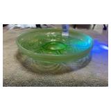 Vintage Uranium Glass opalescent bowl