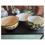 Lot of 3 ceramic serving bowls