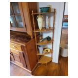 Corner shelf no contents 57in. X 12in. Deep
