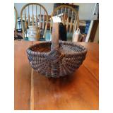 Antique hand woven basket
