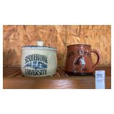 Susquehanna University Sugar Bowl and Fireman Mug