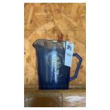 Vtg 1930s/40 Shirley Temple Cobalt Blue Glass