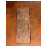 Vintage wooden cookie mold