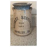Whiskey Rebellion Pottery Crock 7 in