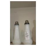 Vintage Milk Glass S&P Shakers