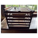 Vintage wooden egg crate or carrier