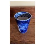Blue and White Souvenir of Niagara Falls Ceramic