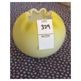 Art Glass Rose Bowl