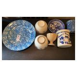 Vintage Stoneware spongeware Collection