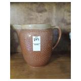 Vintage pottery pitcher 7' tall