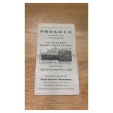 1954 Somerset Sesquicentennial Program