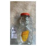 Vintage Spice Glass Jar/ Bank