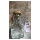 Vintage Spice Glass Jar/ Bank