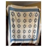 Handmade double X quilt 64 X 72 in *see pics*