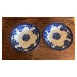Set of 2 Waldorf Flow Blue Plates