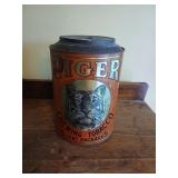 Antique Tiger Chewing Tobacco tin