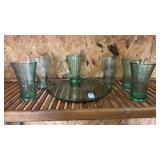 Coca Cola Tray and Glasses