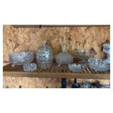 Lot of Glass Bowls and Dishware