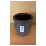 Vintage Salt-Glazed Stoneware Small Crock