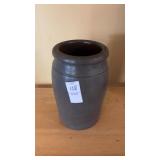Vintage Salt-Glazed Stoneware Small Crock