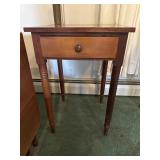 Antique early American Sheraton style side table