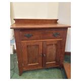 Antique American primitive washstand 30 X 16.5 X