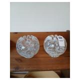 Pair of vintage (As is) white opal. Daisy Fern