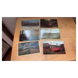 Lot of 6 Vintage Somerset County Postcards