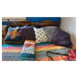 Full Size Bed & bedding