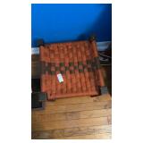 Vintage Fiber Woven Stool