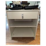 Wooden nightstand with shelves and drawers 21 X