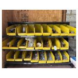 Small parts organizer with assorted hardware