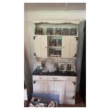 White Hutch Cabinet