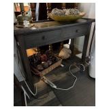 Wooden stand with drawers *does not include