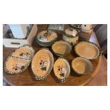 ABC Brand Snowman Dish Set