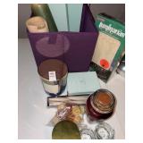 Lot of candles and accessories