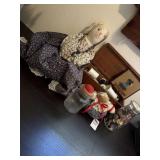 Lot of buttons and sewing materials