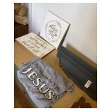 Lot of decor, shelf, t shirt, etc