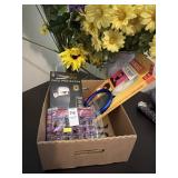 Face masks and floral decor lot