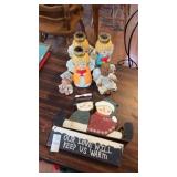 Angels and Snowmen Decor