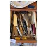 Drawer Lot of Knives