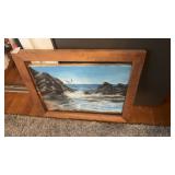 Painted Ocean Rocks Painting