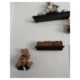 Lot of shelves and decor