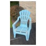 Blue High Back Chair