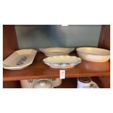 Lot of Pfaltzgraff Yorktowne Serving Dishes