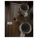 Lot of American decor and mugs
